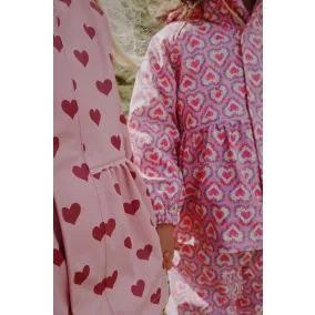   Konges Slojd Thermo Bélelt esőkabát+nadrág szett - Amour Pink