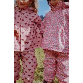   Konges Slojd Thermo Bélelt esőkabát+nadrág szett - Amour Pink