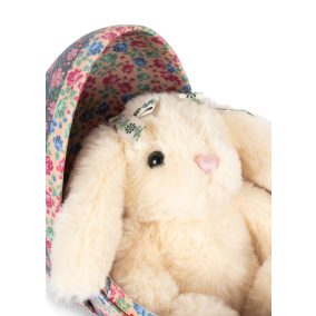   Konges Slojd Húsvéti plüss nyuszi tojásban - Virágmintás