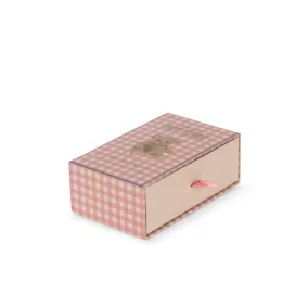 Konges Slojd Elise apró plüssmackó dobozban