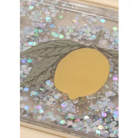 Konges Slojd Uzsonnás doboz - Lemon Glitter