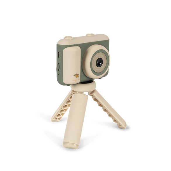 Konges Slojd My First Camera - Gyerek fényképezőgép állvánnyal - Lemon