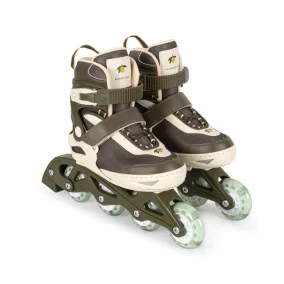 Konges Slojd Görkorcsolya LED Kerekekkel - Lemon Terepzöld