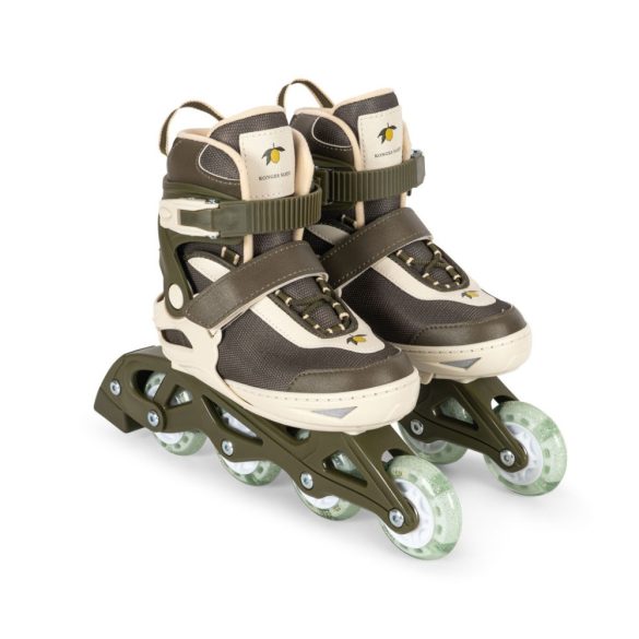 Konges Slojd Görkorcsolya LED Kerekekkel - Lemon Terepzöld