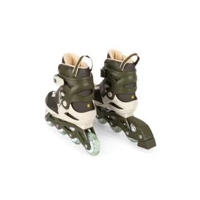 Konges Slojd Görkorcsolya LED Kerekekkel - Lemon Terepzöld