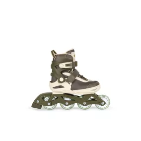 Konges Slojd Görkorcsolya LED Kerekekkel - Lemon Terepzöld