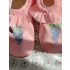 Konges Slojd Amandine fodros strandcipő - Powder Pink - 24-25