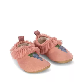 Konges Slojd Amandine fodros strandcipő - Powder Pink