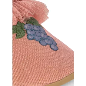 Konges Slojd Amandine fodros strandcipő - Powder Pink