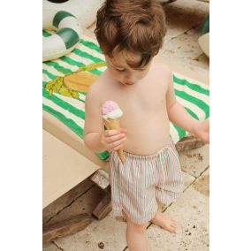 Konges Slojd Strandtörölköző - Antique Stripe - Lemon