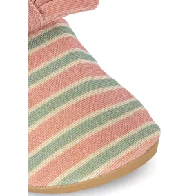 Konges Slojd Bowbow Strandcipő - Blush Stripe