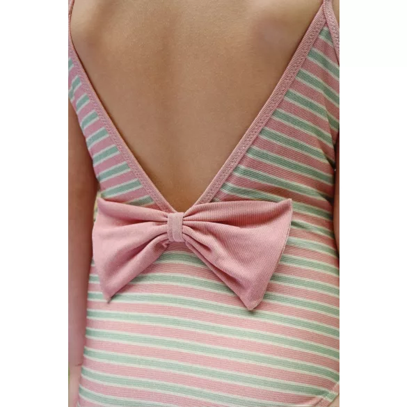 Konges Slojd Bowbow Fürdőruha - Blush Stripe