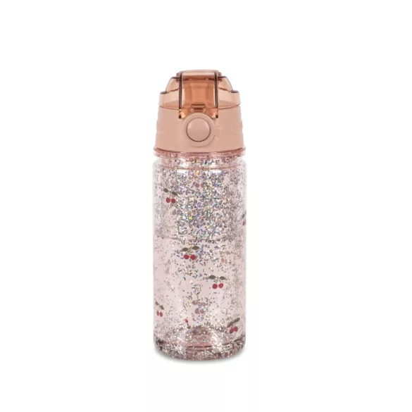 Konges Sløjd csillámos kulacs 400 ml - Cherry
