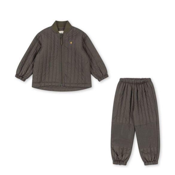 Konges Slojd Thermo kabát+nadrág szett - Terepzöld