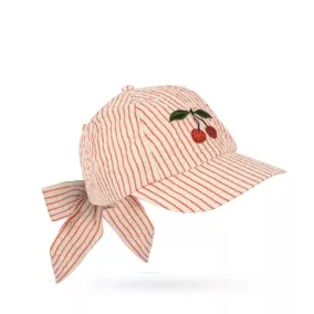 Konges Slojd Masnis pamutsapka - Cherry Stripe