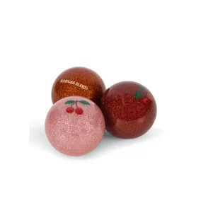 Konges Slojd Csillogó labdák - 3 db-os szett