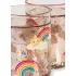 Konges Slojd 2 db-os csillámos pohár szett - Rainbow