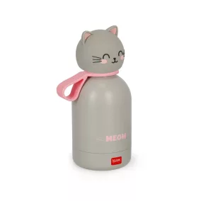   Legami kulacs duplafalú rozsdamentes acél - 310 ml - cicás