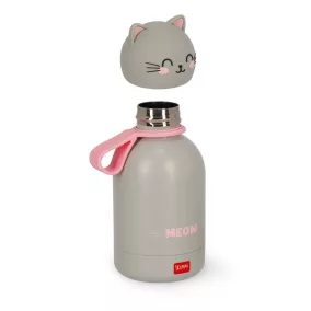   Legami kulacs duplafalú rozsdamentes acél - 310 ml - cicás