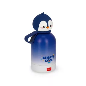   Legami kulacs - gyerek - duplafalú rozsdamentes acél - 310 ml - pingvin