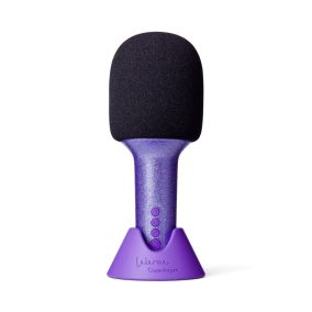 Lalarma Glitter Groove Bluetooth mikrofon - Lila