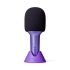 Lalarma Glitter Groove Bluetooth mikrofon - Lila