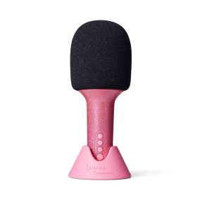 Lalarma Glitter Groove Bluetooth mikrofon - Rose