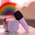 Lalarma Gyerek Karaoke szett - Bluetooth mikrofon és hangszóró - Lila