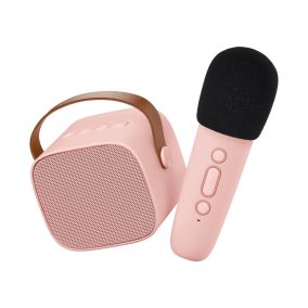   Lalarma Gyerek Karaoke szett - Bluetooth mikrofon és hangszóró - Rose