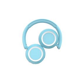   Lalarma vezeték nélküli gyerek fejhallgató színes fényekkel - Kék