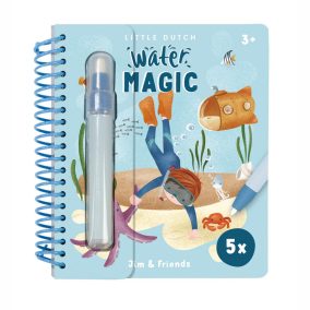 Little Dutch vízzel színező füzet - Jim és barátai