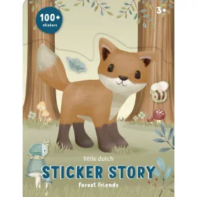 Little Dutch matrica szett - Forest Friends