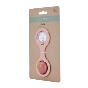 Little Dutch műanyag csörgő – pink