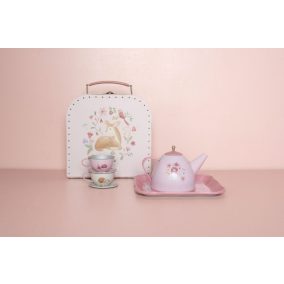 Little Dutch fém teáskészlet bőröndben