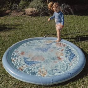   Little Dutch felfújható vízpermetező szőnyeg - Ocean World