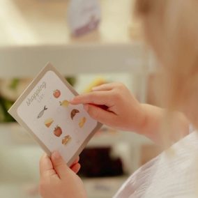 Little Dutch bevásárlókocsi termékekkel