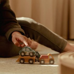 Little Dutch kisautó készlet - vasúti sínpályához