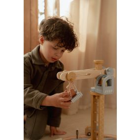 Little Dutch daru készlet vasúti sínpályával