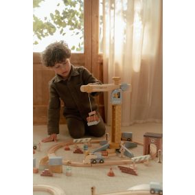 Little Dutch daru készlet vasúti sínpályával