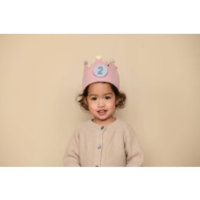 Little Dutch gyerek születésnapi korona számokkal - pink