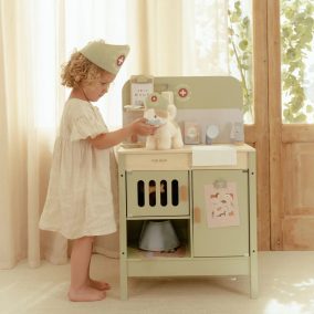 Little Dutch plüss cica táskában