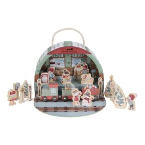 Little Dutch adventi ajándékdoboz kisvonattal