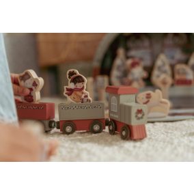 Little Dutch adventi ajándékdoboz kisvonattal