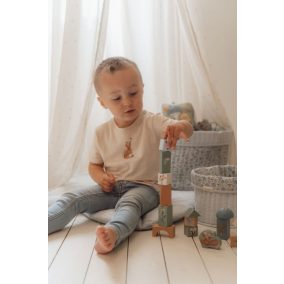 Little Dutch fa építőkocka 50 db - Forest Friends