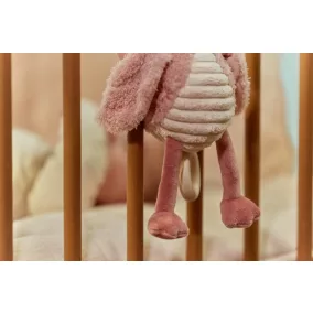Little Dutch felhúzható zenélő flamingó-Safari Friends