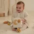 Little Dutch készségfejlesztő plüss kocka - Newborn Naturals