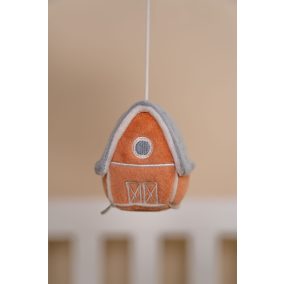   Little Dutch Zenélő körforgó natúr fa vázzal – Little Farm