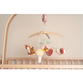   Little Dutch zenélő körforgó natúr fa vázzal - Fairy Garden