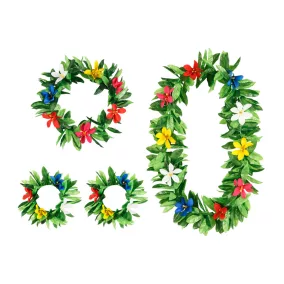 Hawaii szett - zöld - felnőtt