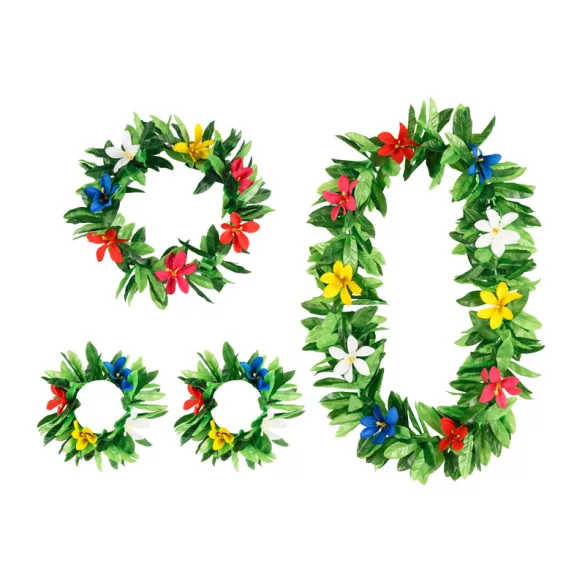 Hawaii szett - zöld - felnőtt